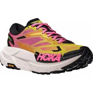 HOKA Women's Mafate X Trail Running Shoes NNH Yellow Pink Size 8.5B NWB